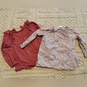 Two Carter's 12m Tops